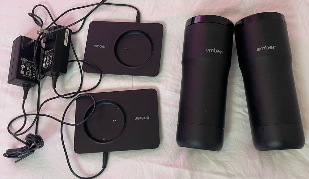 Ember Travel Mug Lot 2, 12 oz, Temperature Control Smart Travel Mug, /Only parts
